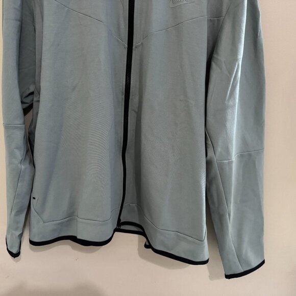 Nike Lightweight Tech Fleece Full Zip Hoodie Mica Green Men's 2XL DX0822-330 NEW - Picture 3 of 13